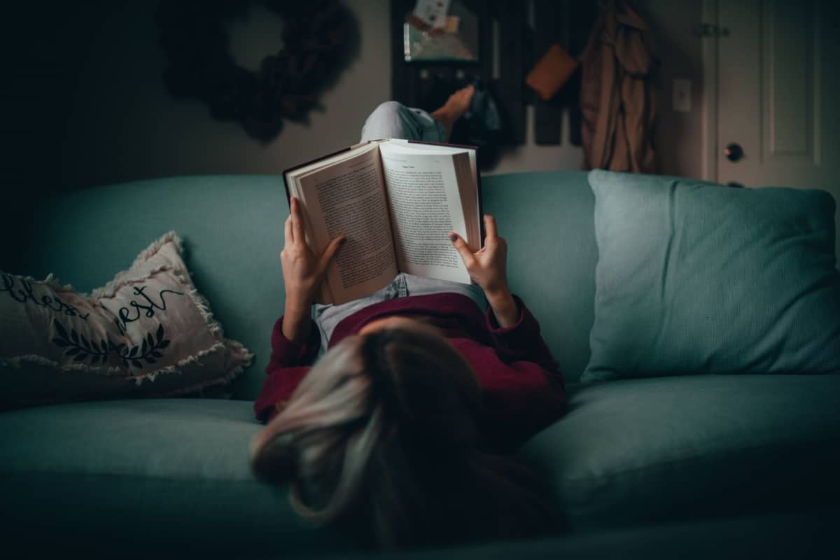 Reading in room erotic