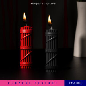 Playful2night_Sevanda Fetish Drip Candles Set Of 2 (Black & Red)_SM3-009
